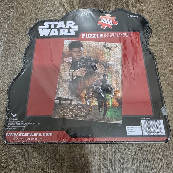 Star Wars The Force Awakens Puzzle 1000 Pieces 18x24 Inch Cardinal Disney New Se - Picture 3 of 5